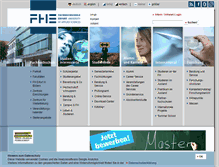 Tablet Screenshot of fh-erfurt.de